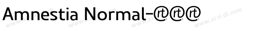Amnestia Normal字体转换 Amnestia Normal字体转换